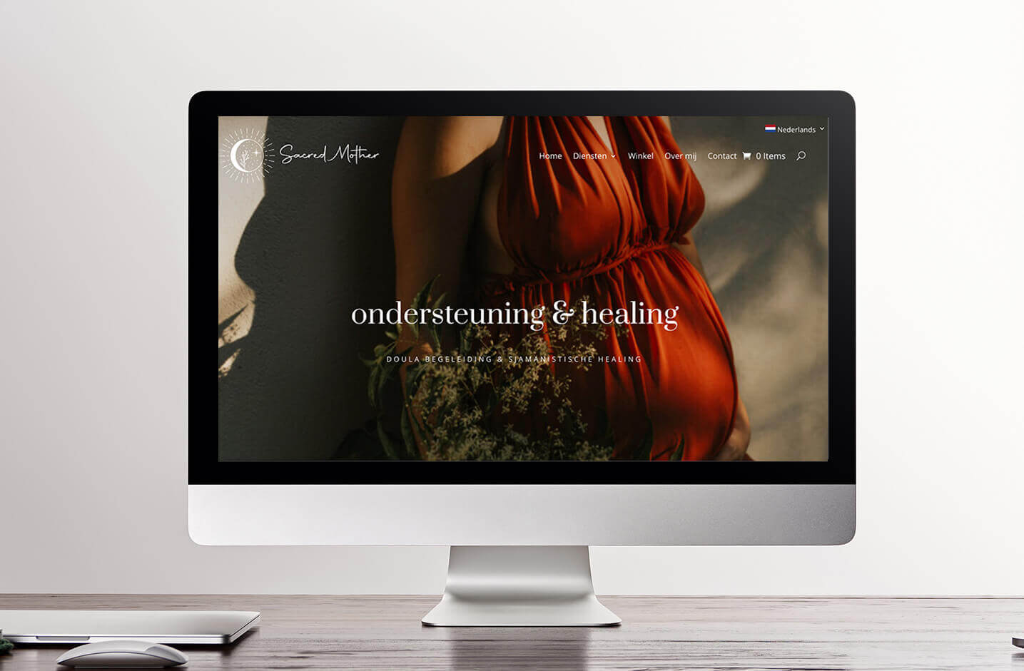 healing website design