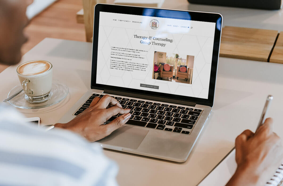 therapist website design